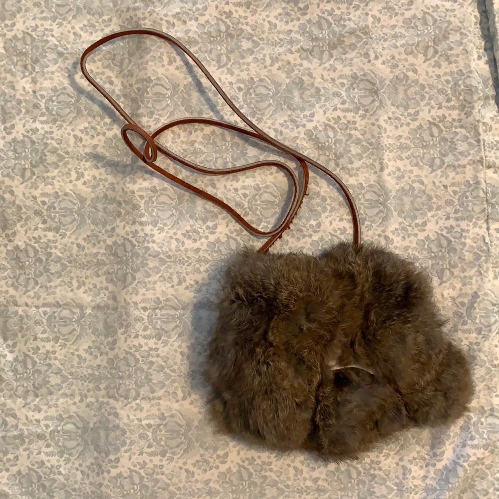 Authentic Rabbit Fur Purse